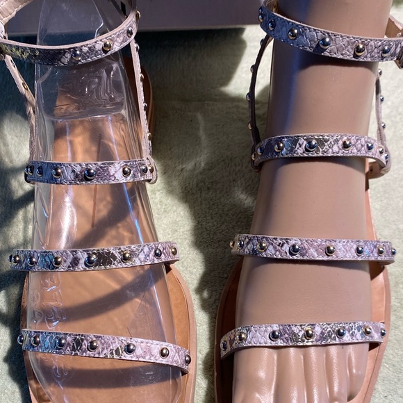 🔆HP 7/5 🎉DOLCE VITA STUDDED STELLA STRAPPED SANDALS - Picture 7 of 11